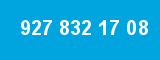 927 832 17 08 927 832 17 08